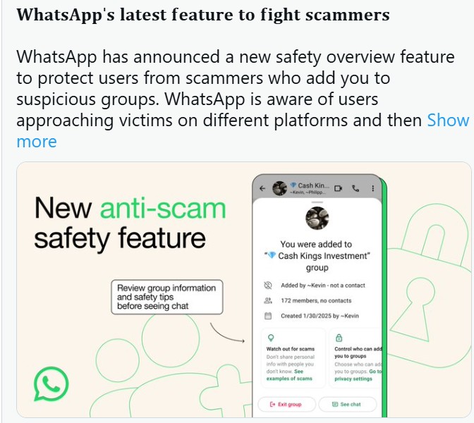 WhatsApp, ChatGPT, Meta, Scam, Groups