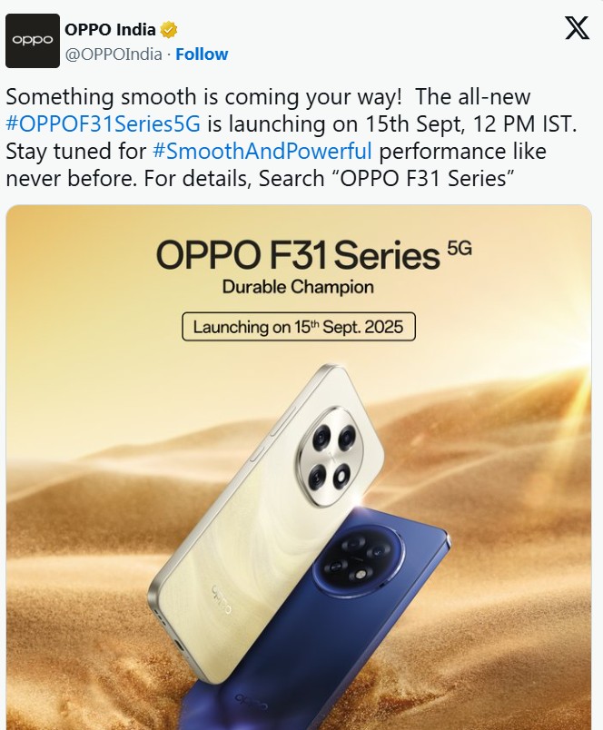 Smartphone, Android, Oppo, F31
